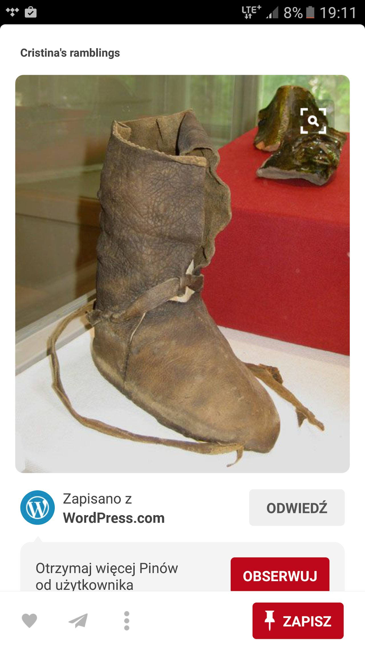 Historical footwear